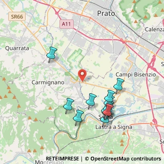 Mappa Via Pistoiese, 50058 Ponte all'Asse FI, Italia (4.30083)