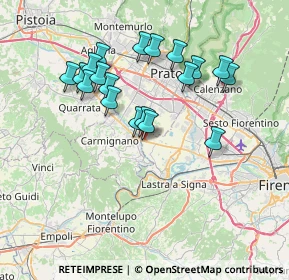 Mappa Via Sant'Angelo, 50013 Campi Bisenzio FI, Italia (6.96)