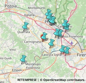 Mappa Via Sant'Angelo, 50013 Campi Bisenzio FI, Italia (7.018)