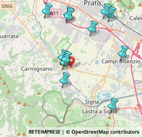 Mappa Via Sant'Angelo, 50013 Campi Bisenzio FI, Italia (4.3225)