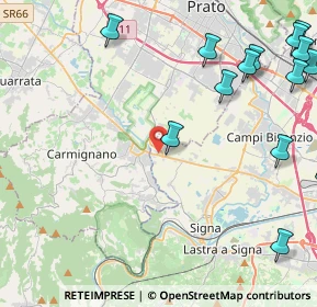 Mappa Via Sant'Angelo, 50013 Campi Bisenzio FI, Italia (6.78353)