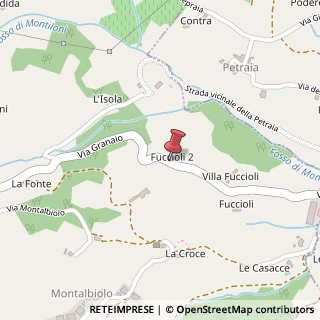 Mappa Via del granaio 20, 59015 Carmignano, Prato (Toscana)