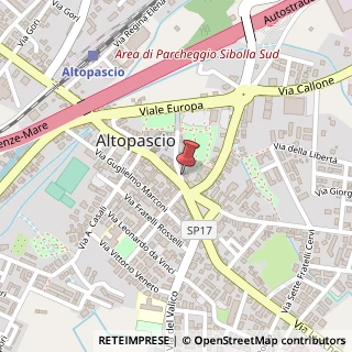 Mappa Piazza Tripoli, 3, 55011 Altopascio, Lucca (Toscana)