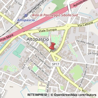 Mappa Via Cavour, 57, 55011 Altopascio, Lucca (Toscana)