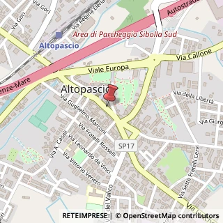 Mappa Via Cavour, 20, 55011 Altopascio, Lucca (Toscana)