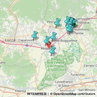 Mappa Via Cavour, 55011 Altopascio LU, Italia (8.9145)