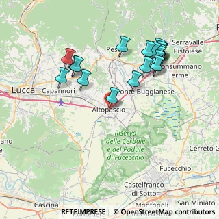 Mappa Via Cavour, 55011 Altopascio LU, Italia (8.473)