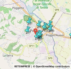 Mappa Via A. Toscanini, 59016 Poggio a Caiano PO, Italia (0.60667)