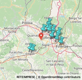 Mappa Via A. Toscanini, 59016 Poggio a Caiano PO, Italia (10.2225)