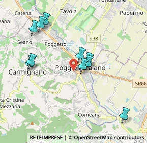 Mappa Via A. Toscanini, 59016 Poggio a Caiano PO, Italia (2.14545)