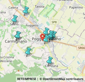 Mappa Via A. Toscanini, 59016 Poggio a Caiano PO, Italia (1.59417)