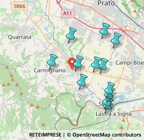 Mappa Via A. Toscanini, 59016 Poggio a Caiano PO, Italia (3.805)