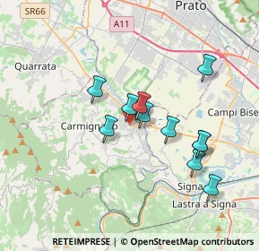 Mappa Via A. Toscanini, 59016 Poggio a Caiano PO, Italia (3.15182)