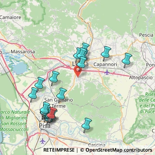 Mappa Via di Vorno, 55100 Lucca LU, Italia (9.066)