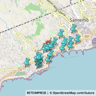 Mappa Via Roccasterone, 18038 Sanremo IM, Italia (0.3935)