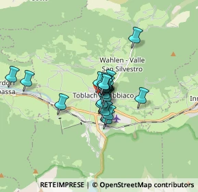 Mappa Via Conti Künigl, 39034 Dobbiaco BZ, Italia (0.929)