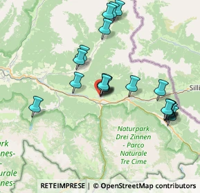 Mappa Via Conti Künigl, 39034 Dobbiaco BZ, Italia (7.2605)