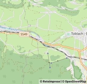 Mappa Via Grazze, 39034 Dobbiaco BZ, Italia (0.732)