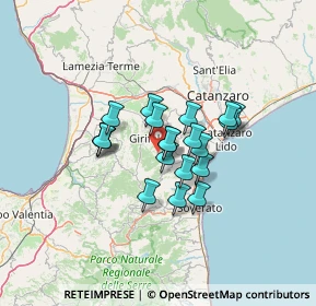 Mappa 88050 Amaroni CZ, Italia (10.0825)