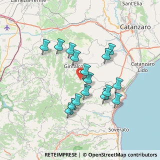 Mappa 88050 Amaroni CZ, Italia (6.99188)