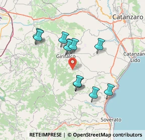 Mappa 88050 Amaroni CZ, Italia (6.88636)