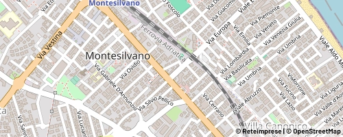 Mappa Montesilvano