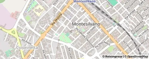 Mappa Montesilvano