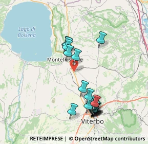 Mappa SS Cassia, 01027 Montefiascone VT (8.117)