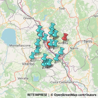 Mappa Via Risorgimento, 05012 Attigliano TR, Italia (10.401)