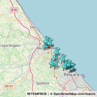 Mappa C. Umberto I, 65015 Montesilvano PE, Italia (3.77267)
