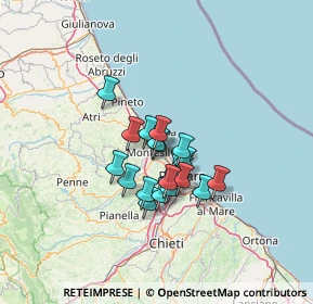 Mappa 65013 Pescara PE, Italia (9.07)