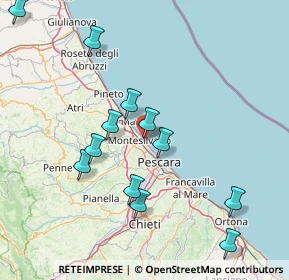 Mappa 65015 Pianella PE, Italia (17.07917)
