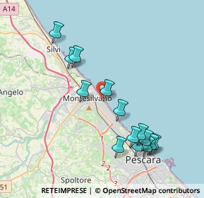 Mappa 65015 Pianella PE, Italia (4.23857)