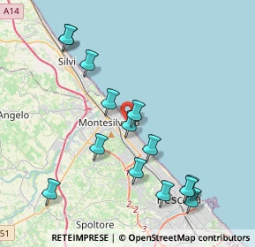 Mappa Via Aldo Moro, 65015 Pianella PE, Italia (4.41643)