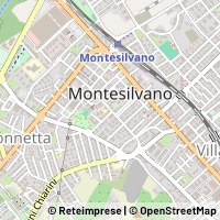 Mapa Montesilvano
