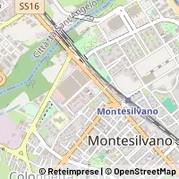 Kaart Montesilvano