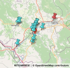 Mappa Via Curva dell'Edera, 05035 Narni TR, Italia (5.14538)