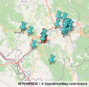 Mappa Via Curva dell'Edera, 05035 Narni TR, Italia (7.0825)
