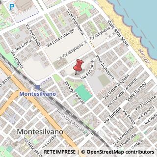 Mappa Via Finlandia, 20, 65015 Montesilvano, Pescara (Abruzzo)