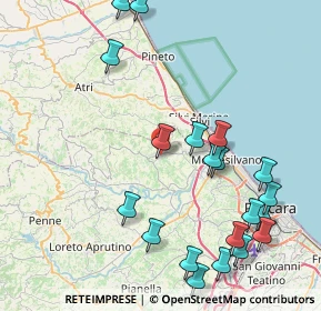 Mappa Via dell' Artigianato, 65013 Città Sant'Angelo PE, Italia (10.2785)