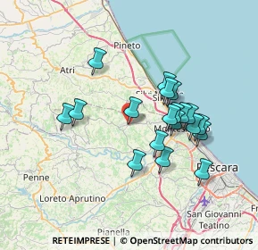 Mappa Via dell' Artigianato, 65013 Città Sant'Angelo PE, Italia (6.56)