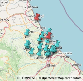 Mappa Via dell' Artigianato, 65013 Città Sant'Angelo PE, Italia (11.114)