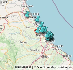 Mappa Via dell' Artigianato, 65013 Città Sant'Angelo PE, Italia (9.585)