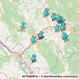 Mappa Via del Monte, 05035 Narni TR, Italia (9.2885)