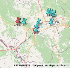 Mappa Vicolo del Moro, 05035 Narni TR, Italia (7.37455)