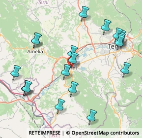 Mappa Vicolo del Moro, 05035 Narni TR, Italia (9.9265)