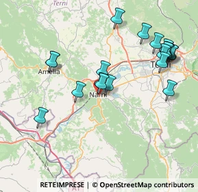 Mappa Via del Monte, 05035 Narni TR, Italia (8.7865)