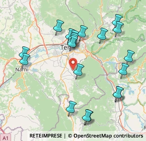 Mappa Strada di S. Rocco, 05039 Stroncone TR, Italia (9.0605)