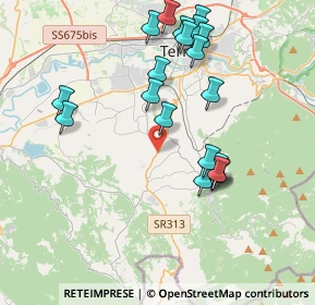 Mappa Strada Regionale, 05100 Terni TR, Italia (4.171)