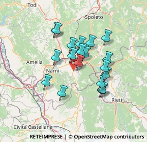 Mappa Strada Regionale, 05100 Terni TR, Italia (11.467)
